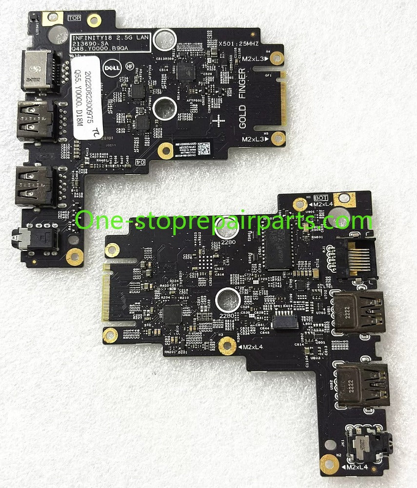 Dell Alienware M18 R1 R2 2.5G USB Small Board Audio Network Port  USB daughterboard CN-Q5D14J (213676) 2.5G Q5D18M (213690) CN-Q5D15Y (213722) 1G Q5D18T (213722)  Alienware Laptop repair parts