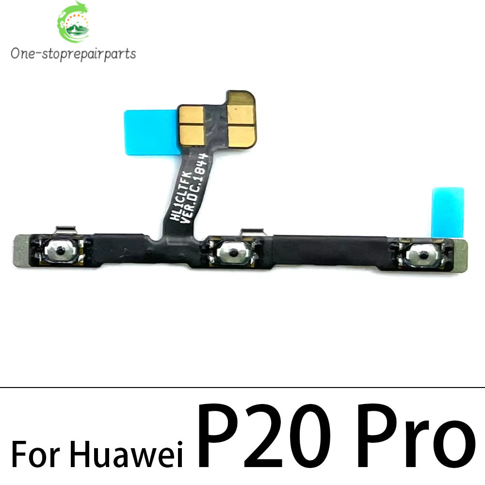Power Switch On Off Button Volume control Key Button Flex Cable For Huawei P20 P30 P40 P50 P60 Pura 70 Pro Lite P50E Huawei phone repair parts
