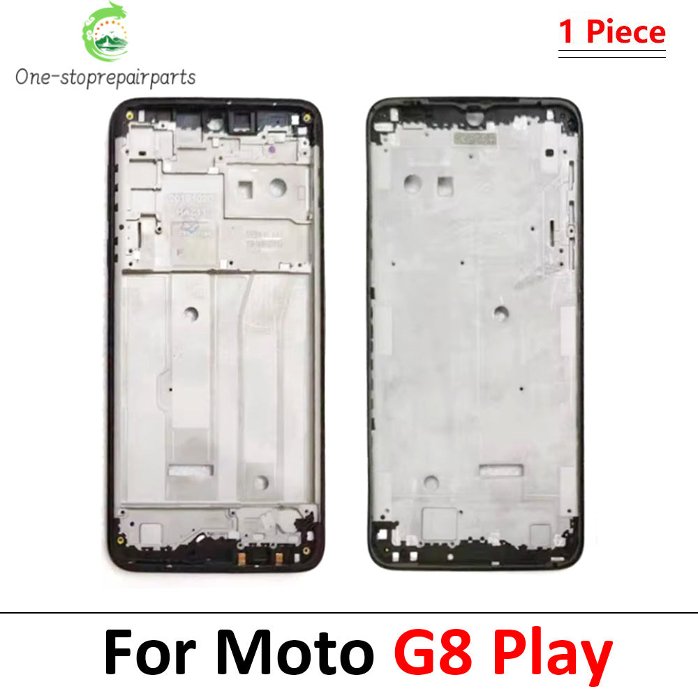 New Front Housing LCD Display Bezel Middle Frame For Motorola Moto G8 G9 Play Plus Power Lite Motorola phone repair parts
