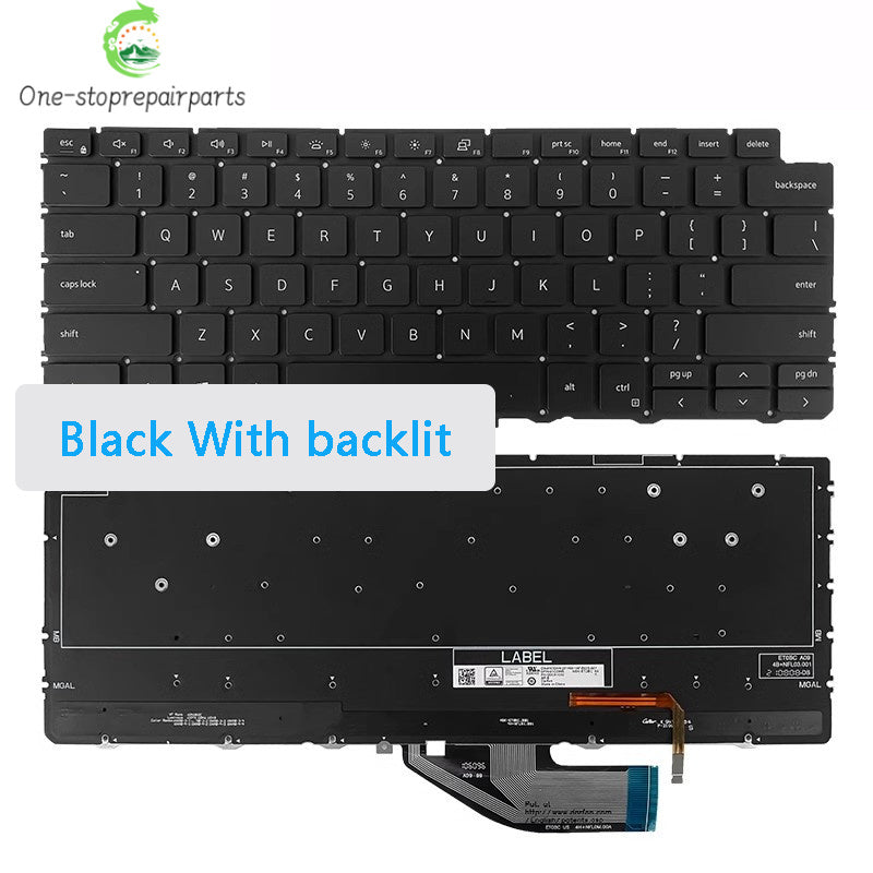 New Original Laptop Keyboard For Dell XPS 13 7390 9310 2-in-1 P103G Dell laptop repair parts