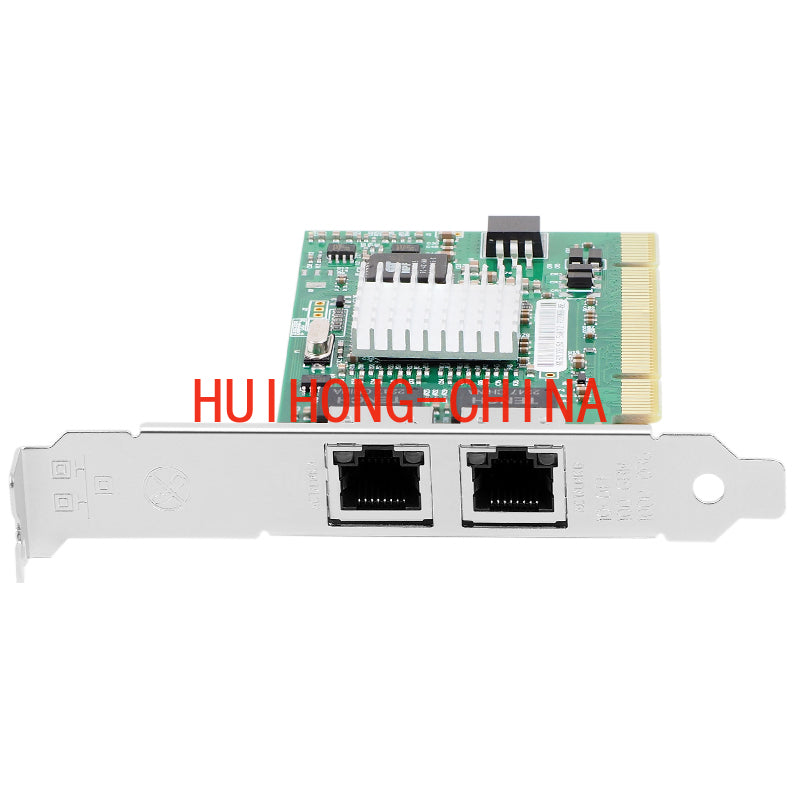 Dual port Gigabit network interface card PCI-E x1 intel 575/82576-T2 aggregation/ROS soft route E1G42ET