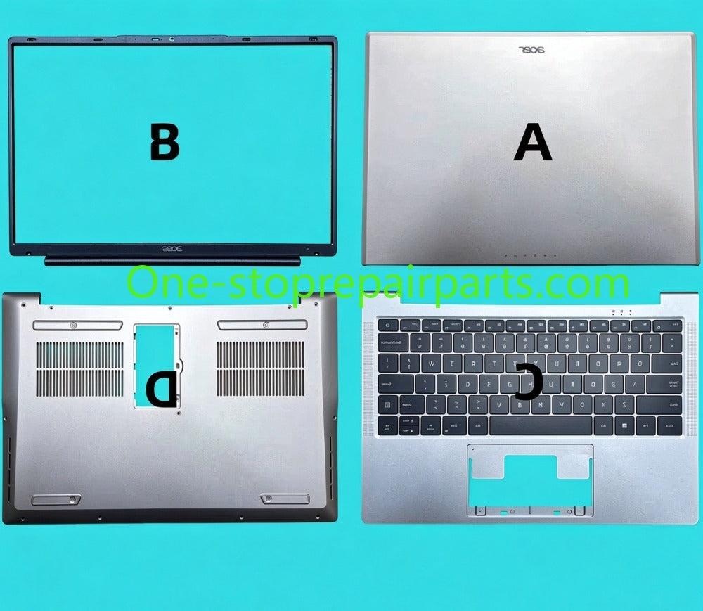 Cover Case for ACER LITE 14 N23G1 AL14-31P-C6PU AL14-31P-C26D Keyboard AL14-31P Laptop Shell Palm Rest Lcd back housing bezel frame topcase upper palmrest bottom hinge cover Acer laptop repair parts