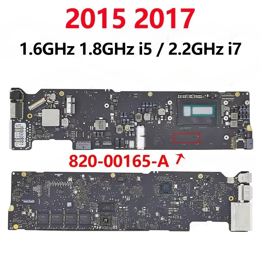 Original A1466 Logic Board For Macbook Air 13' A1369 A1466 Motherboard I5 I7 4GB 8GB 2010 2011 2012 2013 2014 2015 2017 820-00165-A 820-3437-B 820-3209-A  Macbook repair parts