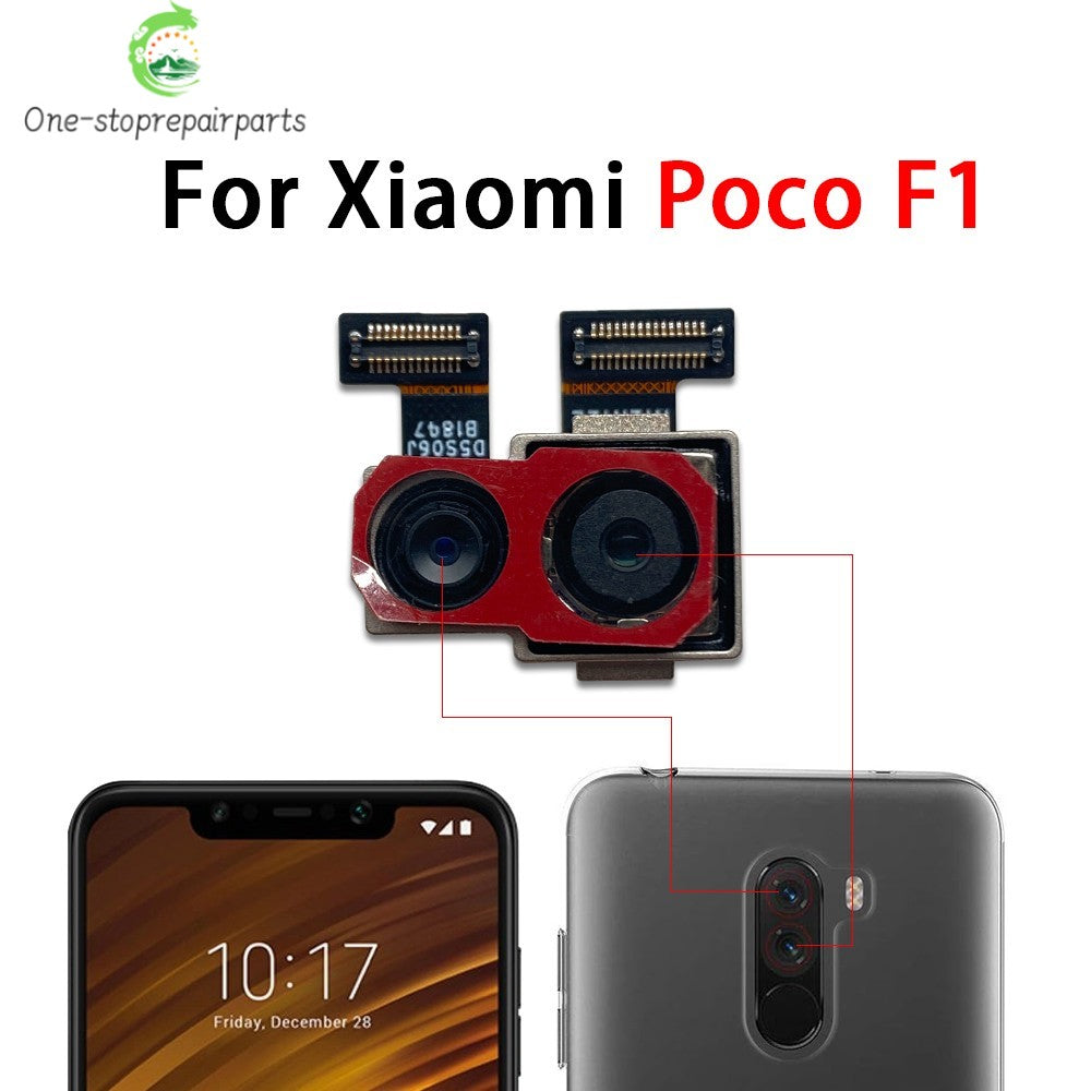 New Rear Back Camera For Xiaomi Mi Pocophone F1 Poco F1 Main Facing Camera Module Flex Cable Replacement Spare Parts  Xiaomi  Xiao mi phone repair parts