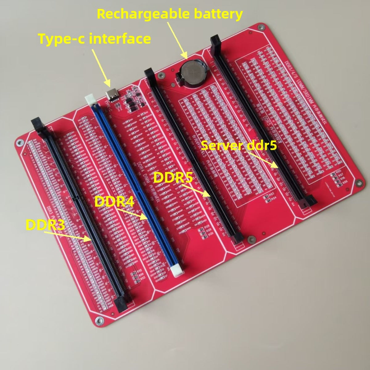 Desktop DDR3/4/5 Server, Memory Stick Tester Computer Detection Tools Troubleshooting USB Powered Laptop Computer PC repair tools