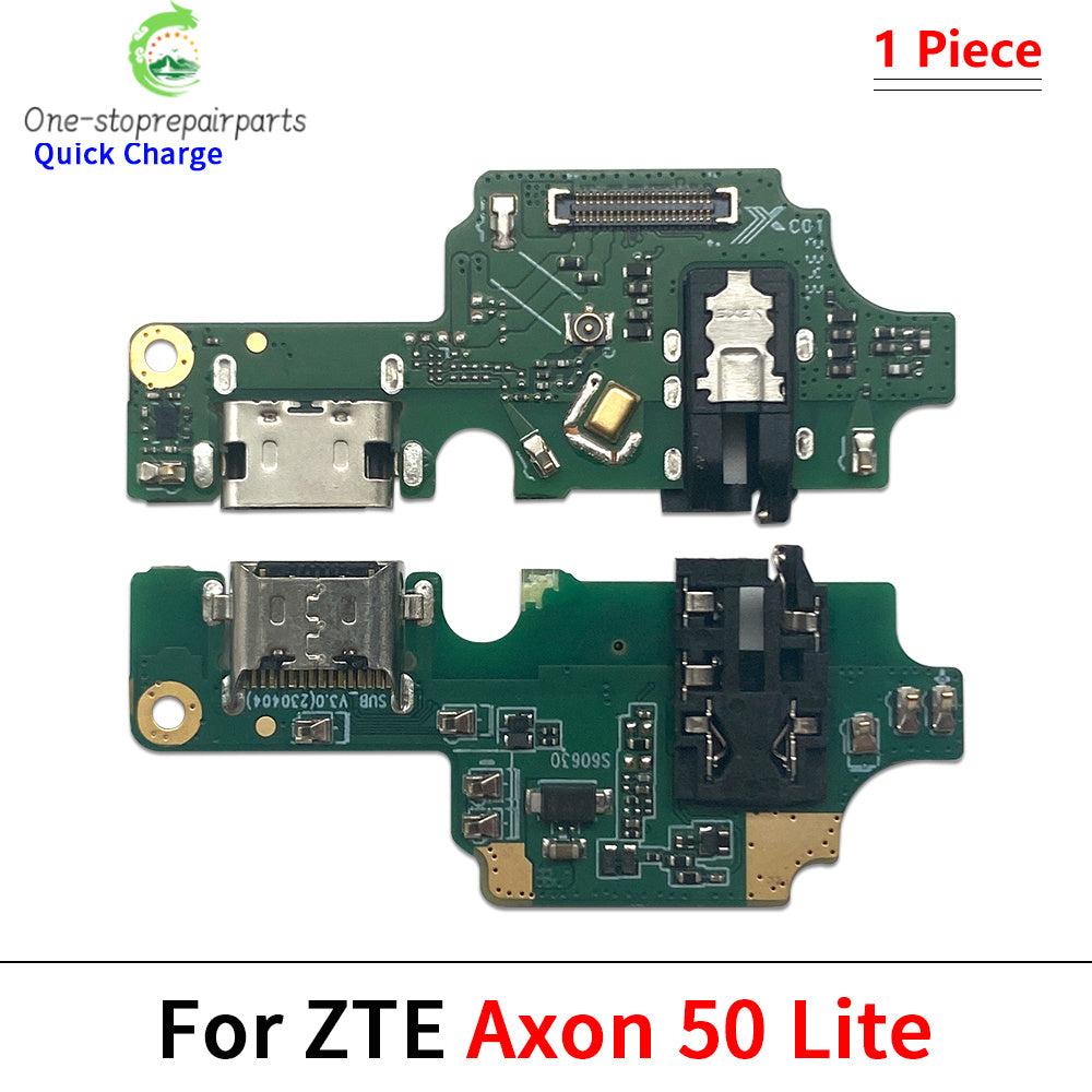 USB Charger Charging Dock Port Connector Flex Cable For ZTE V10 V30 V40 V50 V40s V41 V60 Vita Smart Design Axon 40 50 60 Lite ZTE phone repair parts