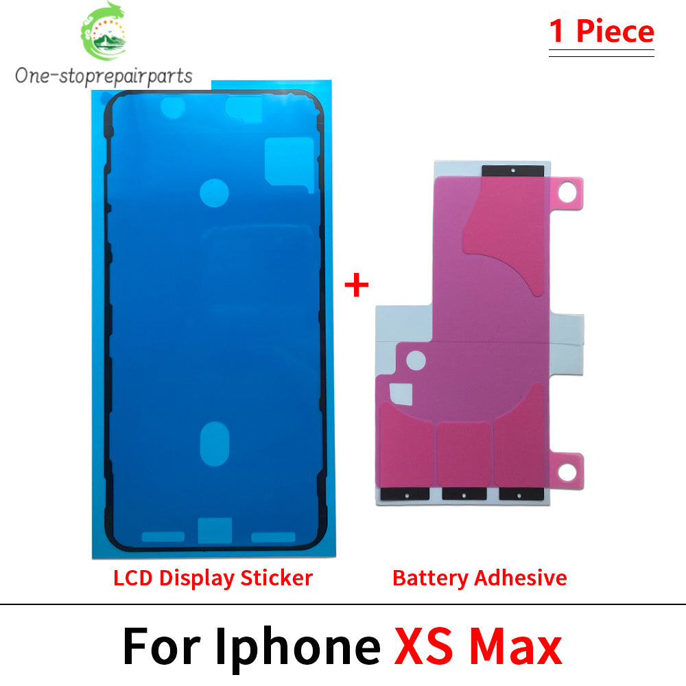 10Pcs, Waterproof Adhesive Sticker Screen Frame Bezel Seal Tape Battery Sticke For iPhone 11 12 13 14 15 16 Pro Max Plus X Xs iPhone phone repair parts