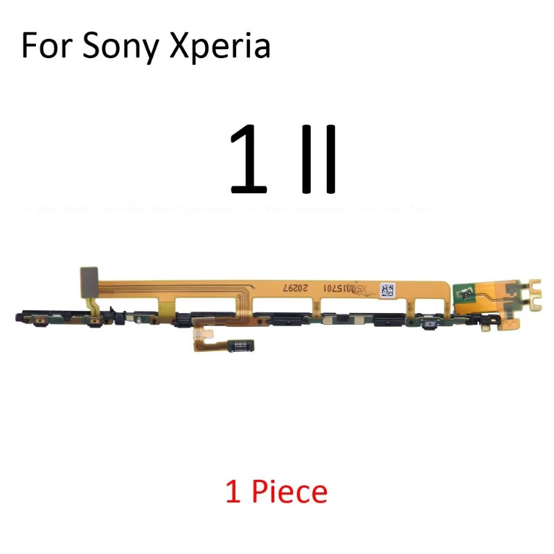 Switch Power ON OFF Key Mute Silent Volume Button Ribbon Flex Cable Parts For Sony Xperia 1 5 II III IV V VI Sony phone repair parts