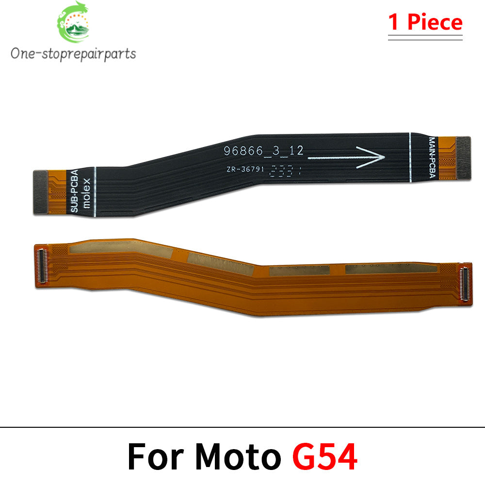 Main Board Motherboard Connector Board Flex Cable For Motorola Moto G14 G34 G54 G32 G42 G52 G62 G72 G82 G53 G73 G84 G85 5G Motorola phone repair parts