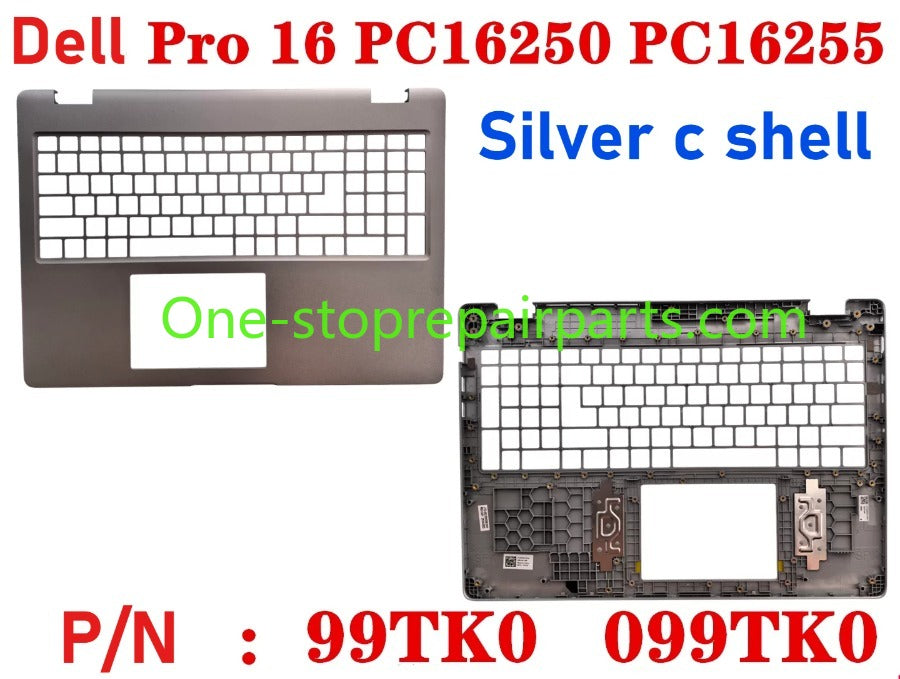 Cover case for Dell Pro 16 PC16250 PC16255 0D45TN 04TV1R 0FJ6FY 02XHM1 099TK0 02882N 0HNP7J 02XHM1 0GJX2F 0C8CKC 0964DF 0DR9PF 0HHMCK 0F9V30 0388WT 0H3K5C 0HR42X 01378G Lcd back housing bezel palmrest bottom lower cover hinge Dell laptop repair parts