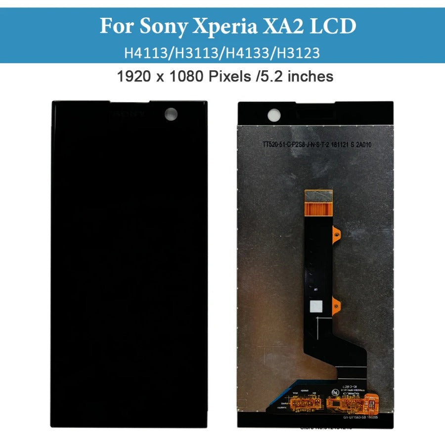5.2" Original LCD Screen For SONY Xperia XA2 lcd  H3113 H3123 H3133 H4113 H4133 lcd display with Frame Digitizer Replacement Sony phone repair parts