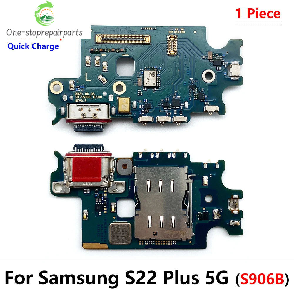 USB Charging Board Port Dock Charger Connector Flex Cable For Samsung S22 Plus Ultra 5G S908B S901B S906B Samsung phone repair parts