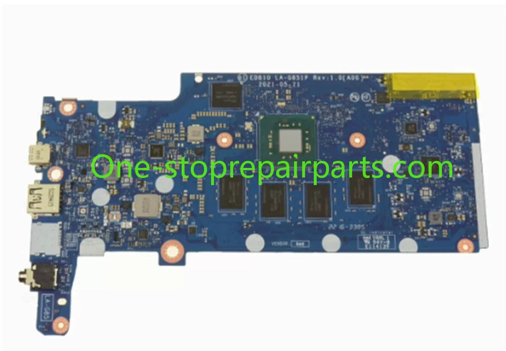 LA-G851P R29WT Motherboard for Dell Chromebook 3100 N4120 1.1GHz 8GB 64GB 0R29WT H9PRR main board System Board Dell laptop repair parts