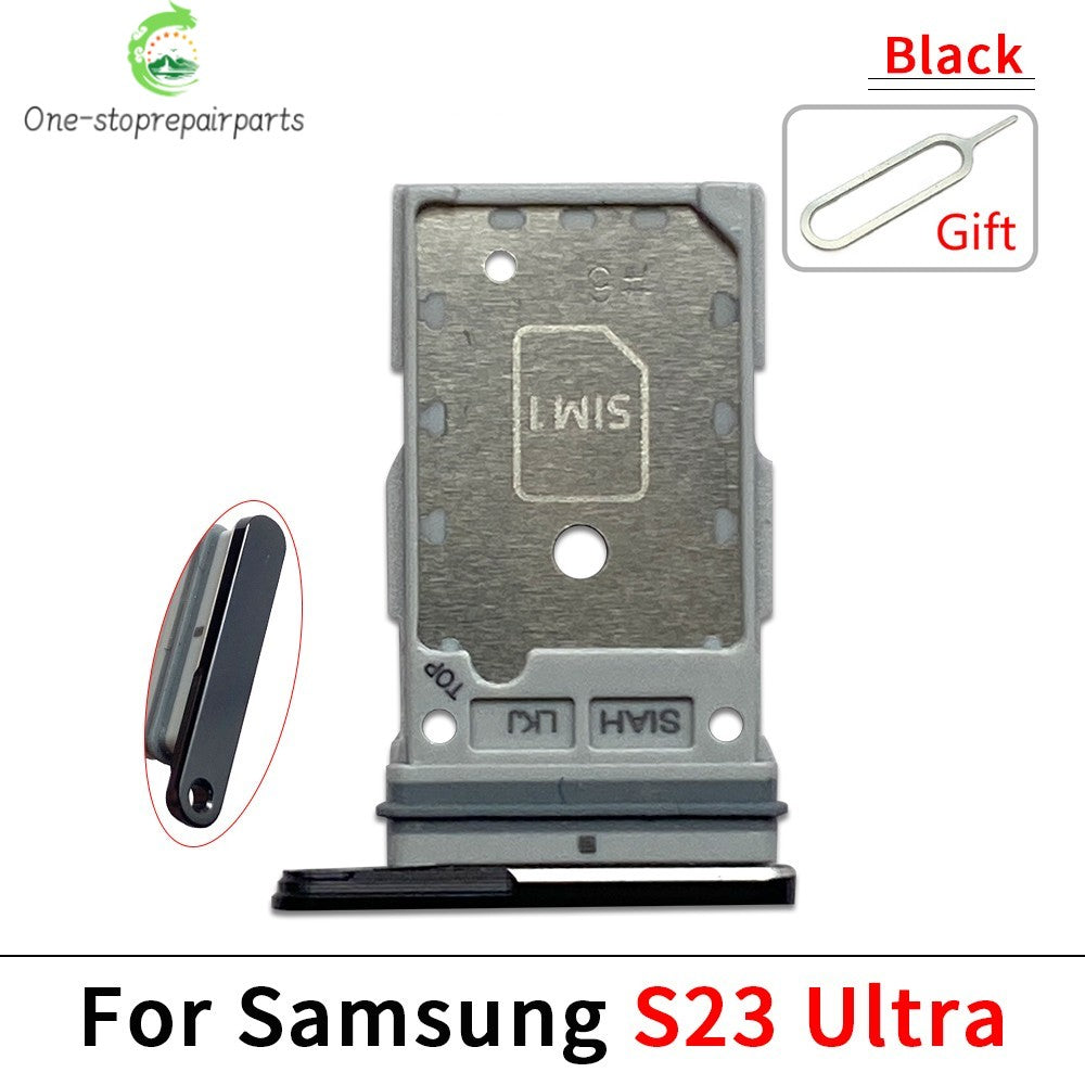 New For Samsung S23 S24 Plus Ultra 5G Dual SIM Card Slot SD Card Tray Holder Adapter