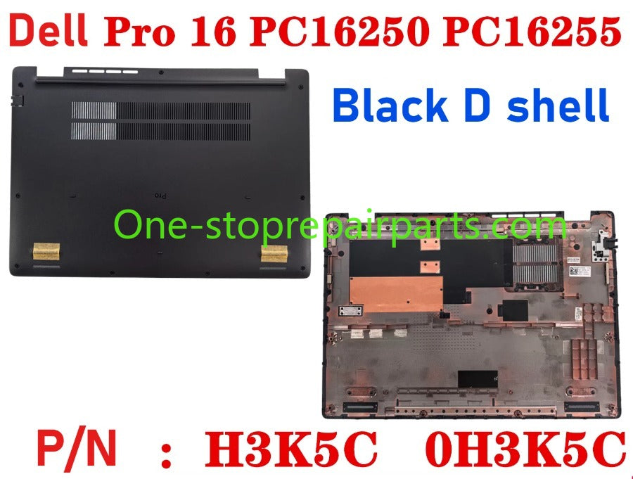 Cover case for Dell Pro 16 PC16250 PC16255 0D45TN 04TV1R 0FJ6FY 02XHM1 099TK0 02882N 0HNP7J 02XHM1 0GJX2F 0C8CKC 0964DF 0DR9PF 0HHMCK 0F9V30 0388WT 0H3K5C 0HR42X 01378G Lcd back housing bezel palmrest bottom lower cover hinge Dell laptop repair parts