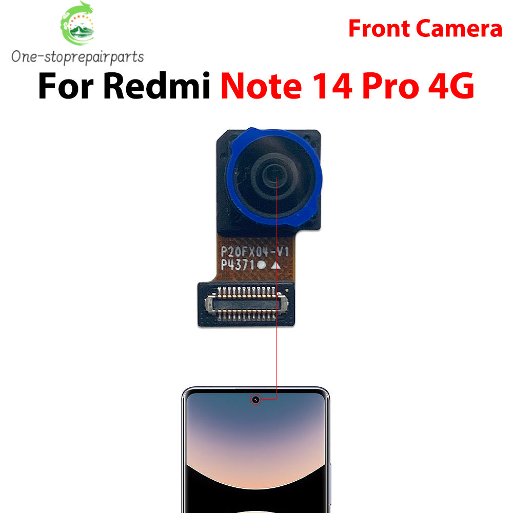 Back Rear Camera Big Main Camera Front Camera Flex Cable For Xiaomi Redmi Note 14 Pro 4G 5G  Xiaomi  Xiao mi phone repair parts