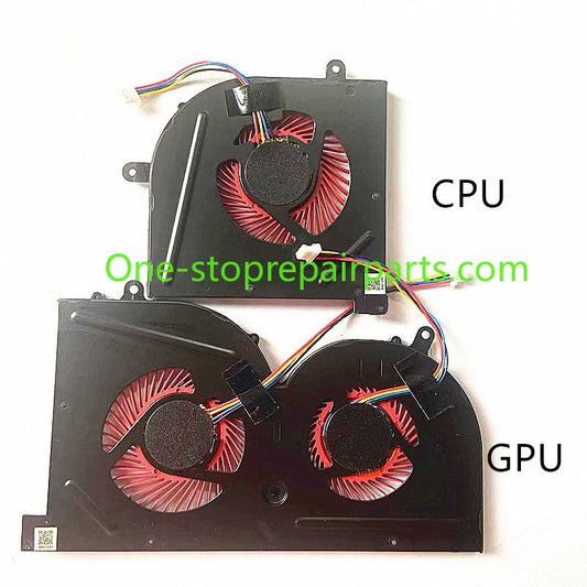 CPU GPU Cooling Fan for MSI GS63VR GS73VR GS62 MS-16K2/16K3/16K4/16K5/17B2 cooler fans