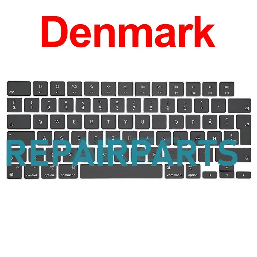 A2442 A2485 A2779 A2780 A2918 A2991 A2992 A3112 A3401 A3185 A3403 A3186 Keycaps Keys Key Cap For Macbook Pro 14" 16" 2021-2023 Macbook repair parts