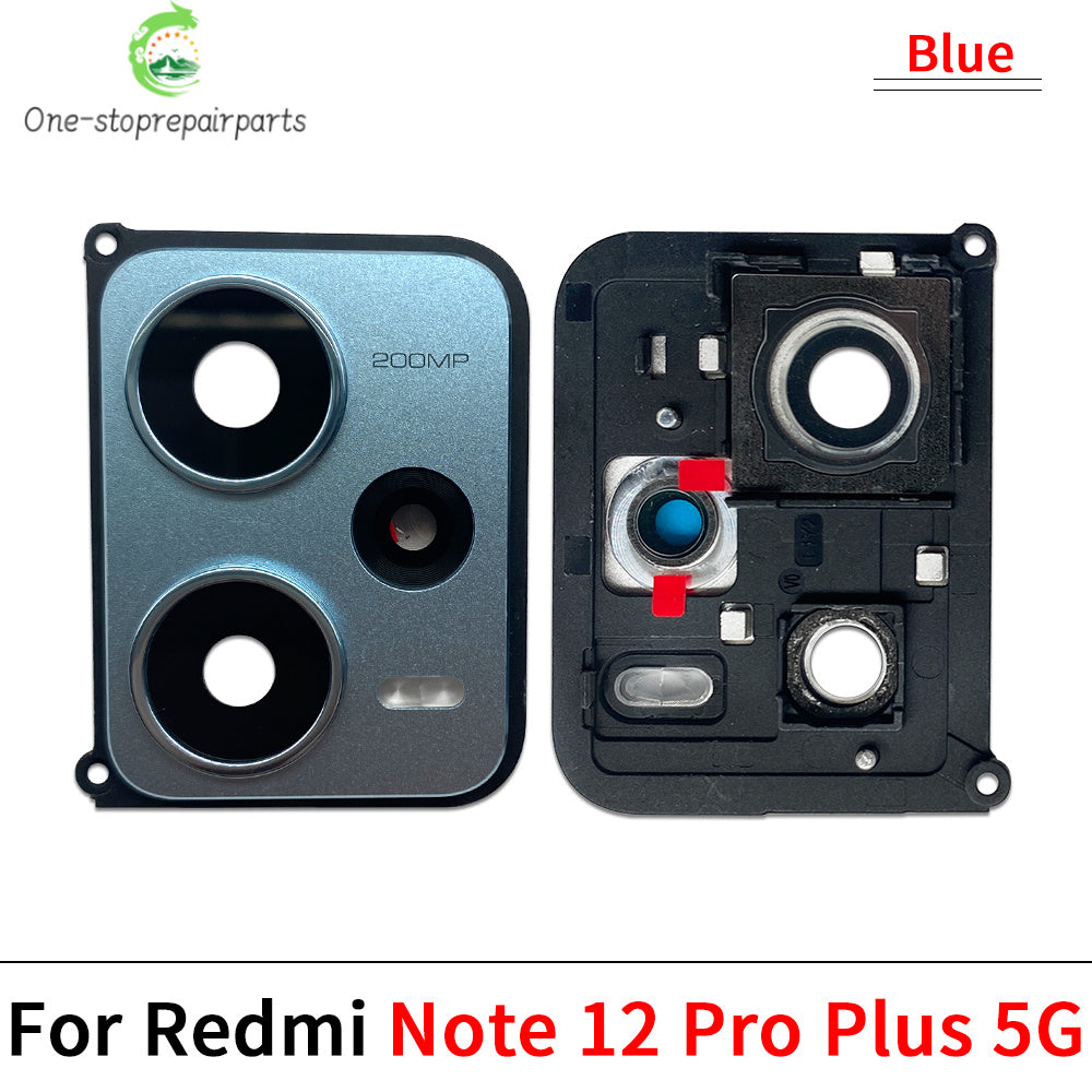 Back Rear Camera Glass Lens Circle Cover With Adhensive For Xiaomi Redmi 12 Note 12 13 Pro Plus 4G 5G Replacement Parts  Xiaomi  Xiao mi phone repair parts