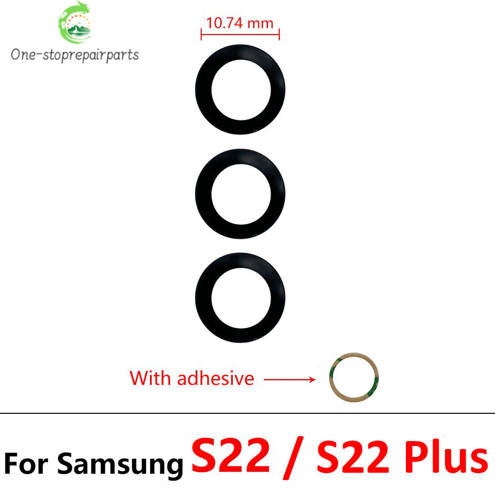 10Pcs, Back Rear Camera Glass Lens For Samsung S20 S21 S22 S23 S24 Plus Ultra FE 5G With Adhesive Samsung phone repair parts