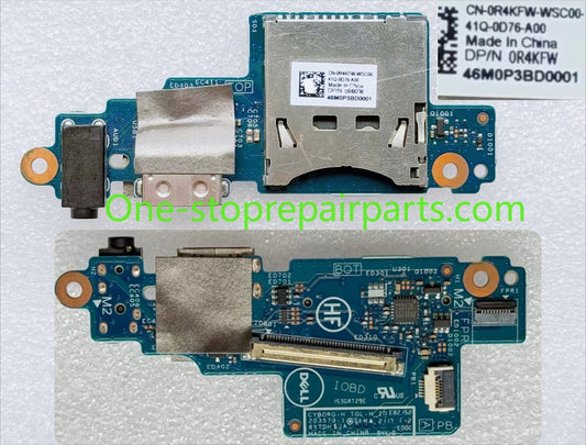 Dell Inspiron 15 7510 Inspiron 16 7610 USB  I/O circuit daughter board USB port SD card reader audio headphone jack CN-0K01C8 CN-0K01C8 0R4KFW 0481H8