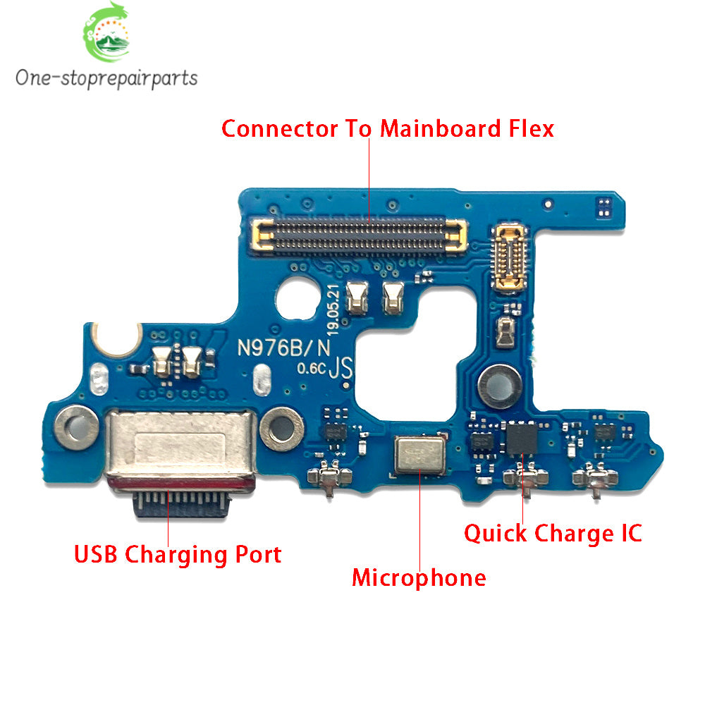 For Samsung Note 10 Plus Lite S20 Plus Ultra S981B S986B S988B N976F USB Charging Port Dock Charger Connector Board Flex Cable Samsung phone repair parts