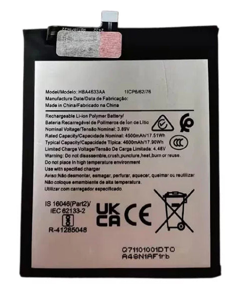 HMD Skyline TA-1600 Mobile phone battery 4600mAh 3.89V HBA4633AA HMD Skyline TA-1600, TA-1688, HMD Skyline Business battery Other Brand Phone repair parts