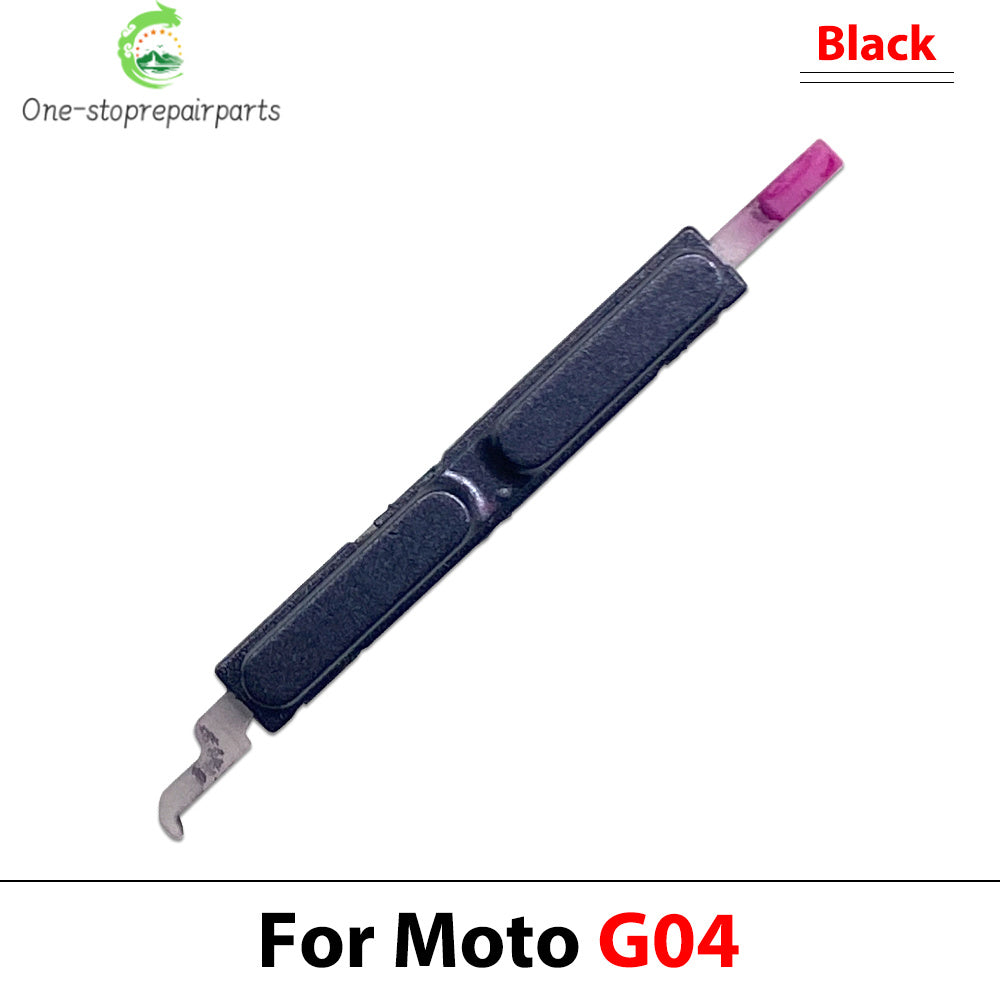 Side Key Power and Volume Button Key For Motorola Moto G04 G14 G24 G34 G54 G84 Replacement Parts Motorola phone repair parts