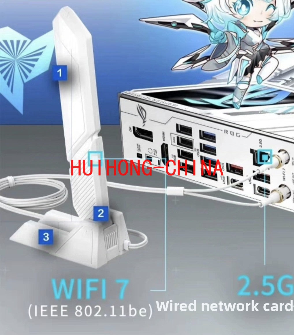 ASUS MSI GIGABYTE b660 b760 z690 z790 Z890 X870 WiFi6e WiFi7 Bluetooth magnetic antenna  ANTENNA WIFI  14008-05760200