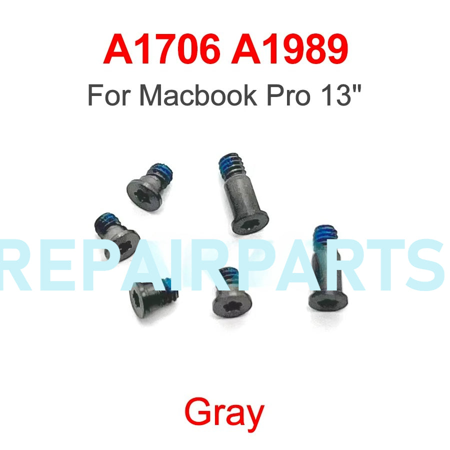 New Computer Case Cover Bottom Back Screws For MacBook Pro Air A1278 A1398 A1466 A1502 A1706 A1707 A1708 A1932 A2141 A2442 A2485 Macbook repair parts