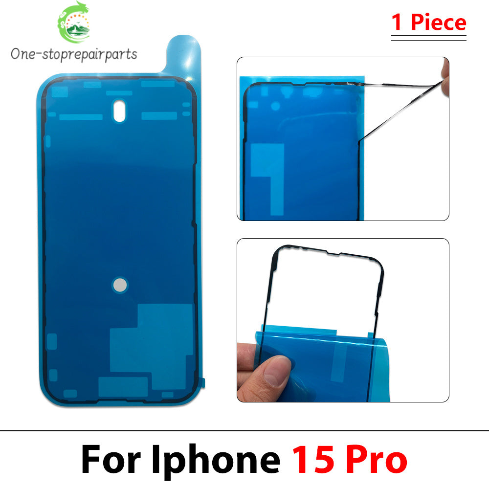 10Pcs Waterproof Sticker For iPhone 11 12 13 14 15 16 17 Pro Max Plus Adhesive LCD Screen Frame Seal Tape Repair Parts iPhone phone repair parts