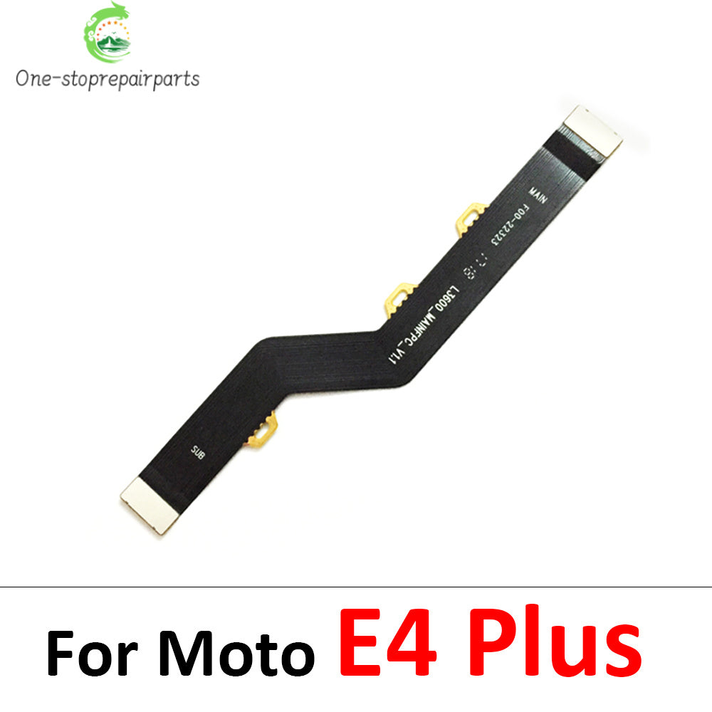 10Pcs，Mainboard For Motorola Moto E4 E5 Play Go E6 E7 Plus E 2020 Motherboard Main Board Connector Flex Cable Parts Motorola phone repair parts