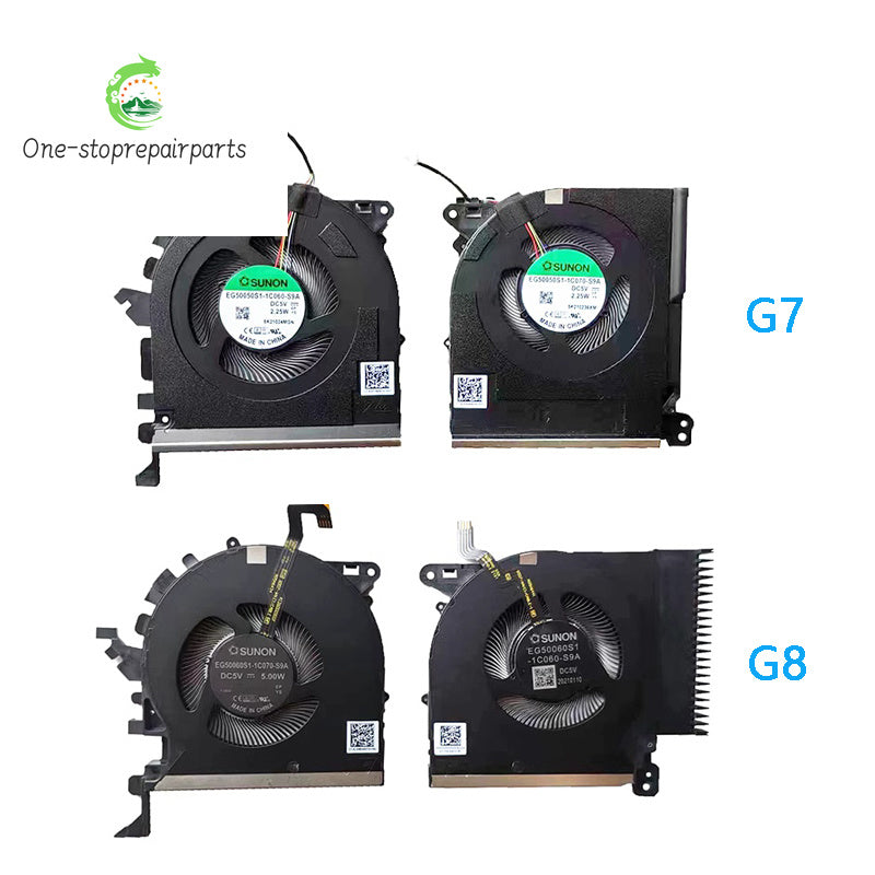 NEW ORIGINAL CPU GPU COOLING Fan FOR HP Zbook Studio Create G7 G8 ZBSG7 ZBCG7 HSN-C06C HP laptop repair parts