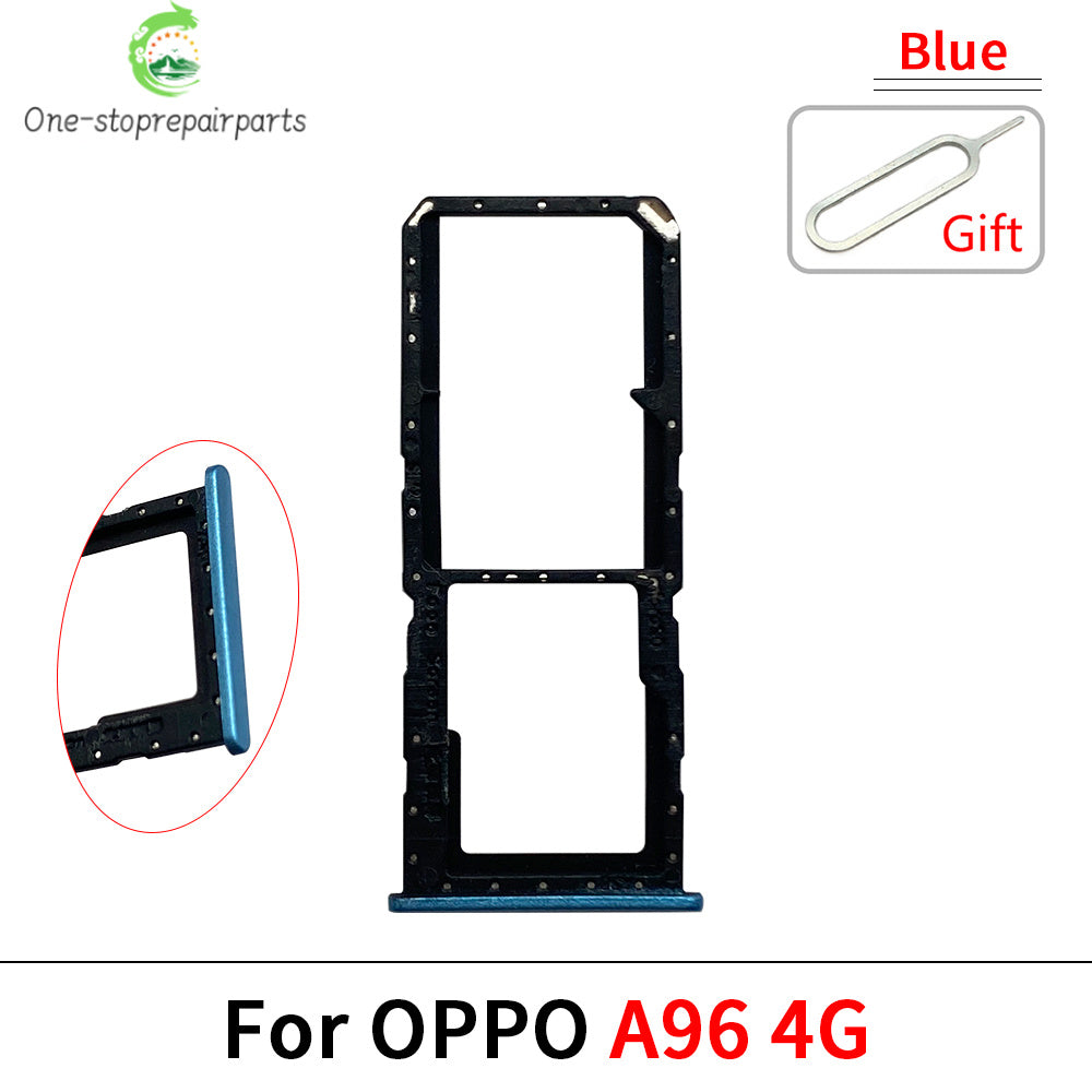 New Sim Card slot tray Holder For OPPO A92 A93 A96 4G repair parts OPPO phone repair parts