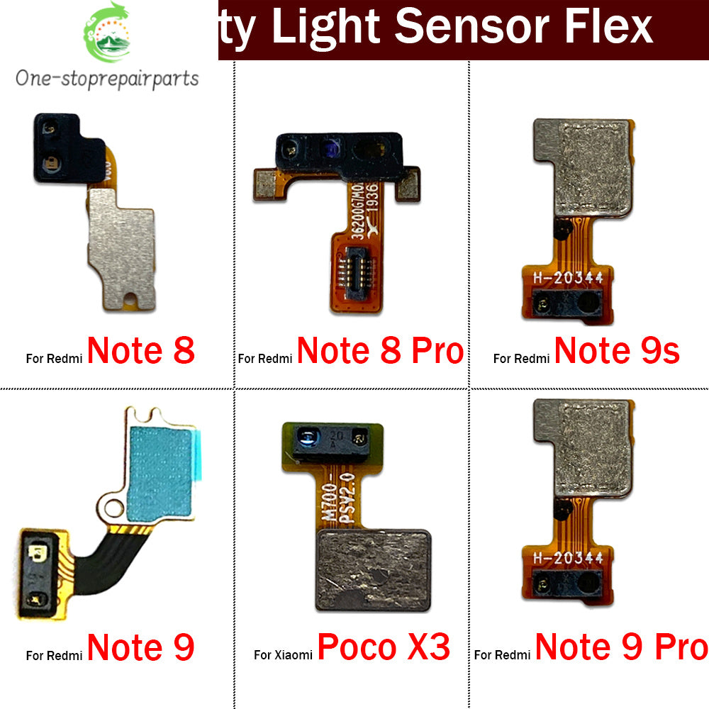 New Proximity Ambient Light Sensor Flex Cable For Xiaomi Poco X3 Pro NFC Redmi Note 8 9 9s 11 Pro Plus 4G 5G Replacement Parts Xiaomi  Xiao mi phone repair parts