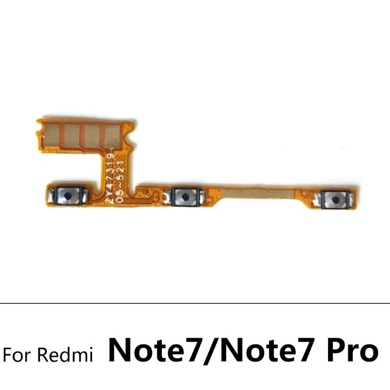 Volume Button Power Switch On Off Button Flex Cable For Xiaomi Redmi Note 3 4 4X 5 5A 6 7 8 8T 9 9T 10 Pro 9s 5G Power Key Xiaomi  Xiao mi phone repair parts