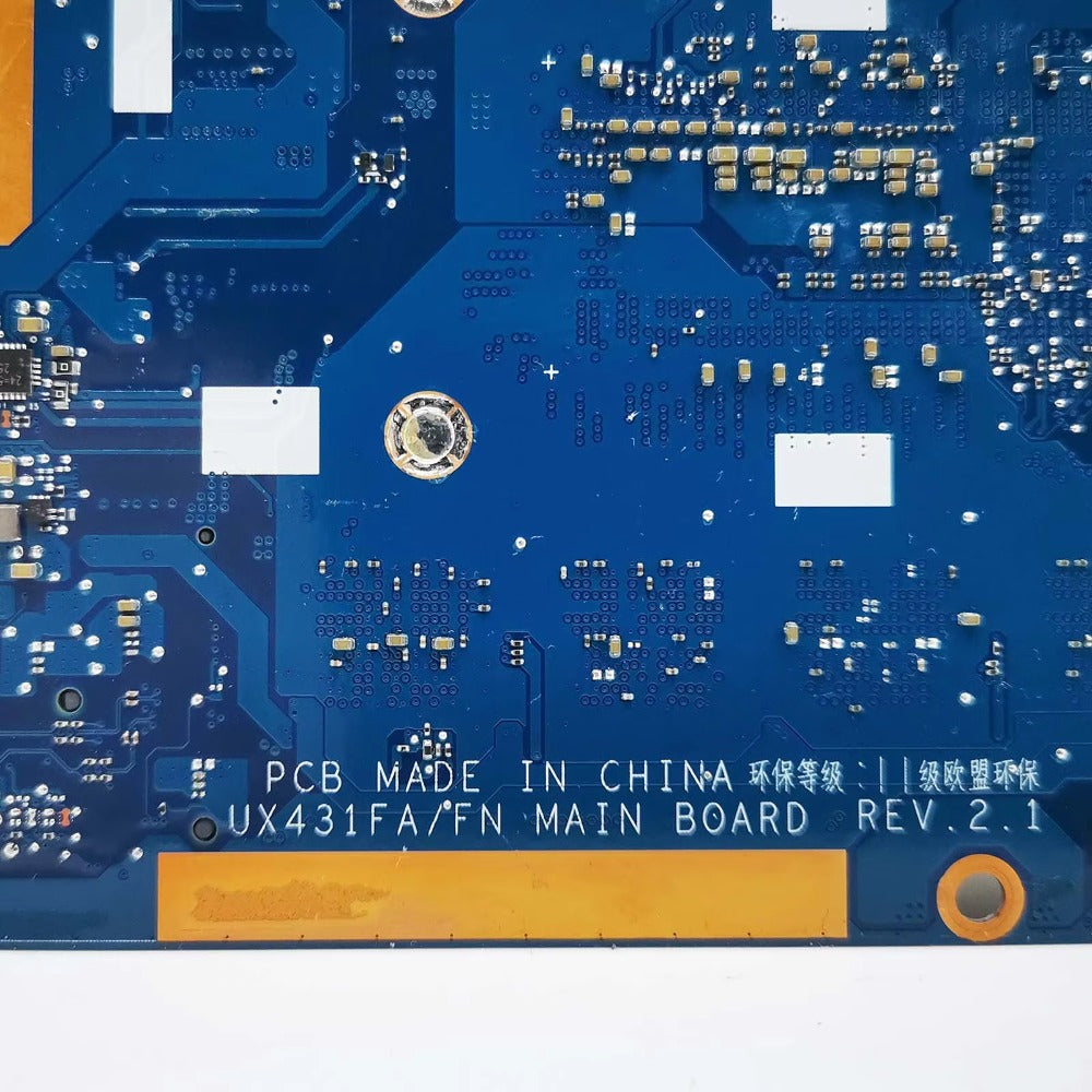 UX431FA UX431FN Motherboard For ASUS ZenBook-14 UX431FAC UX431F UX431FC Notebook Mainboard 4GB 8GB 16GB-RAM I3-I5-I7-8th 10th UMA PM ASUS laptop repair parts