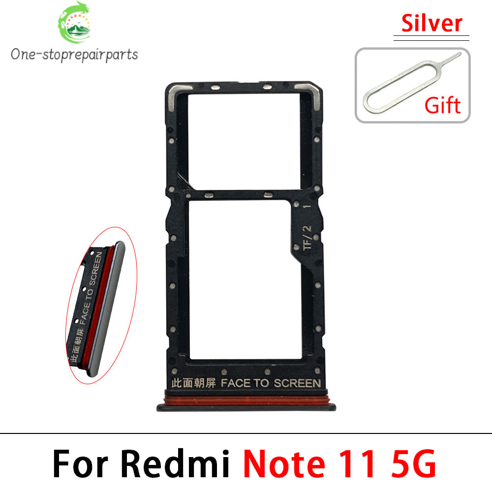 SIM Card Tray Slot Holder Adapter Accessories For Xiaomi Redmi Note 11 11s Pro Plus 4G 5G  Xiaomi  Xiao mi phone repair parts