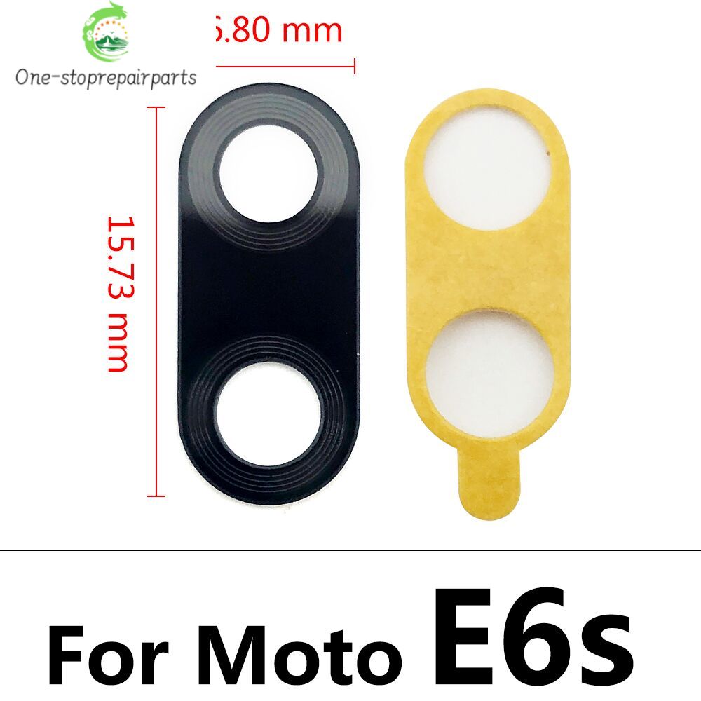 Back Rear Camera Glass Lens For Moto E4 E7 E6 E6s E5 E7i Plus Play Power E20 E30 E40 E22 E32 E13 E22i With Adhesive Motorola phone repair parts