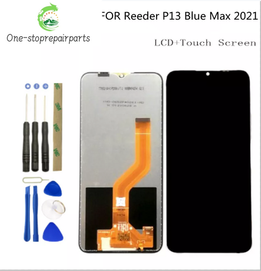 6.52" For Reeder P13 Blue Max 2021 LCD Display + Touch Screen Assembly Replacement For P13Blue Max Smartphone Display Other Brand Phone repair parts