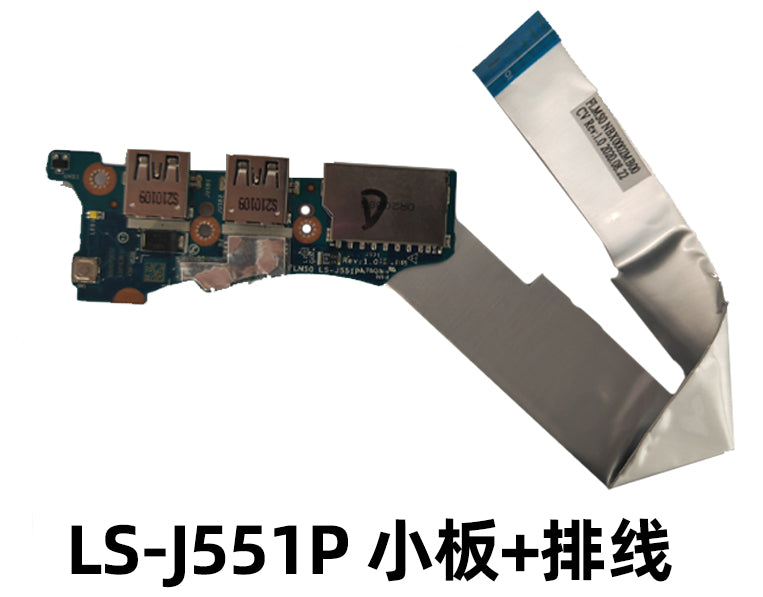 (Shipping fee not include)原装forLenovo  小新Air 14 ALC ITL 2021 开关板 USB小板 读卡器板SD卡