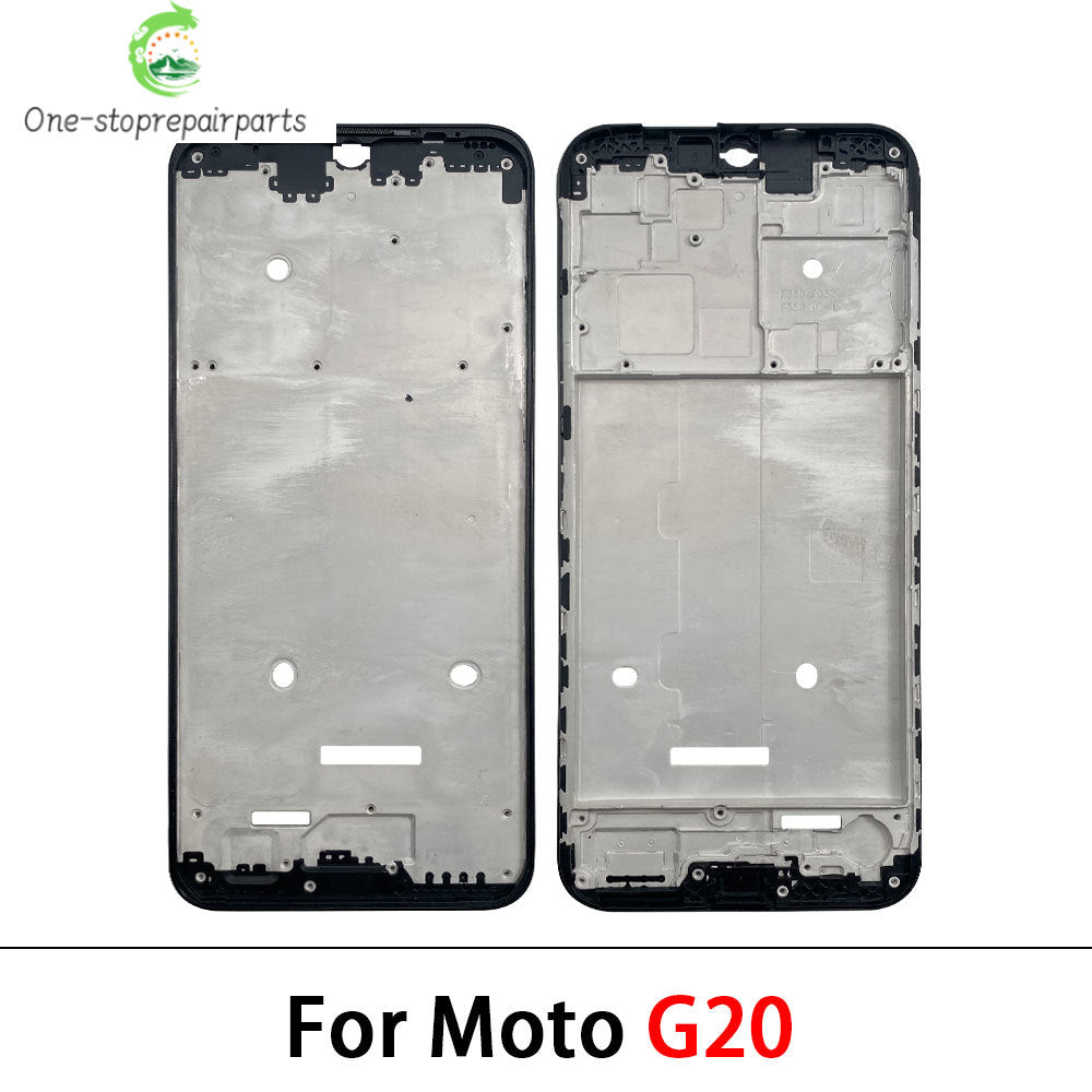 New For Motorola Moto G10 G20 G30 G50 G60 G60S G100 G200 Housing Middle Frame Bezel Plate Cover Motorola phone repair parts