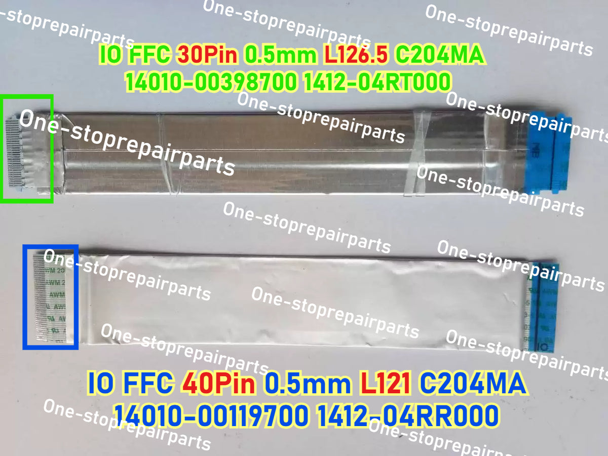 Asus Chromebook C204MA IO FFC Flex cable For ASUS C204MA C214 1412-04RR000 14010-00119700 IO FFC 40Pin 0.5mm L121 1412-04RT000 14010-00398700 IO FFC 30Pin 0.5mm L126.5  USB I/O daughterboard flec FFC connector Asus laptop repair parts