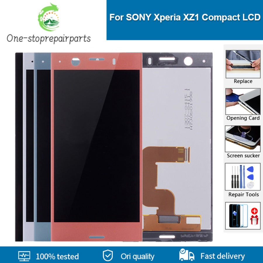 4.6" LCD Screen For SONY Xperia XZ1 Compact Display For SONY XPERIA XZ1 Mini Original LCD G8441 G8442 LCD Replacement With Tools Sony phone repair parts
