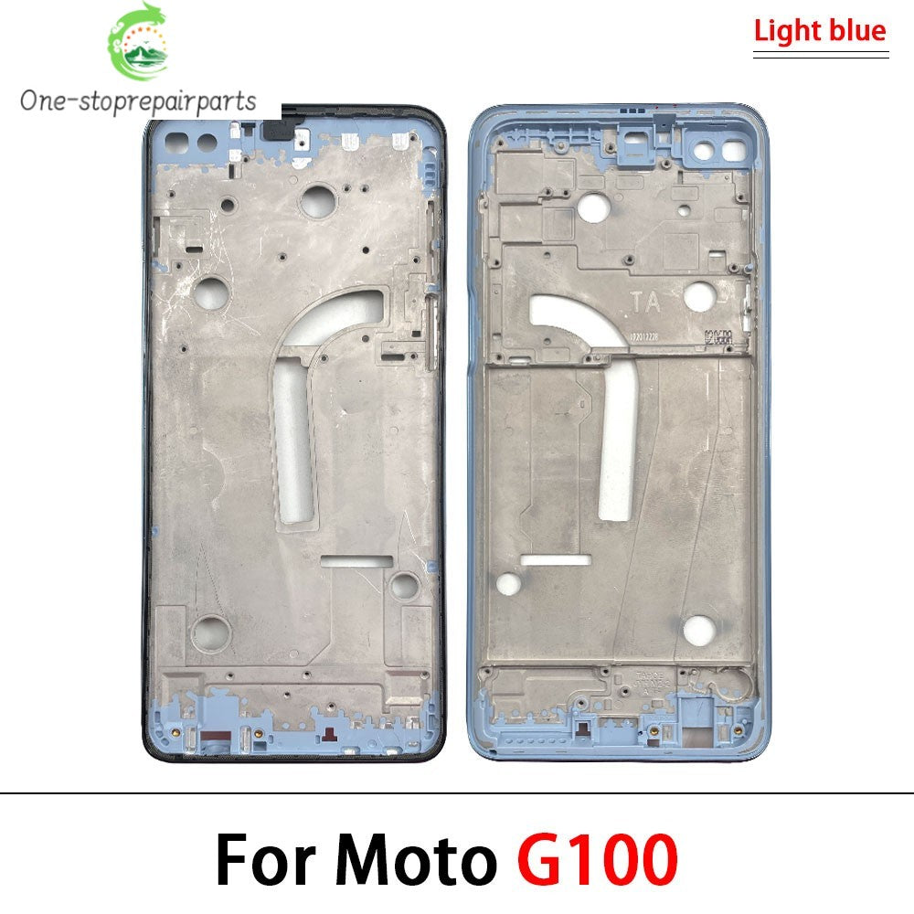 New For Motorola Moto G10 G20 G30 G50 G60 G60S G100 G200 Housing Middle Frame Bezel Plate Cover Motorola phone repair parts