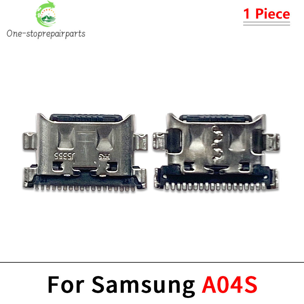 10Pcs, Micro USB socket connector charger Charging Port For Samsung A14 A04 A04s A04E A24 A34 A54 A05 A05s A13 A23 A33 A53 4G 5G Samsung phone repair parts