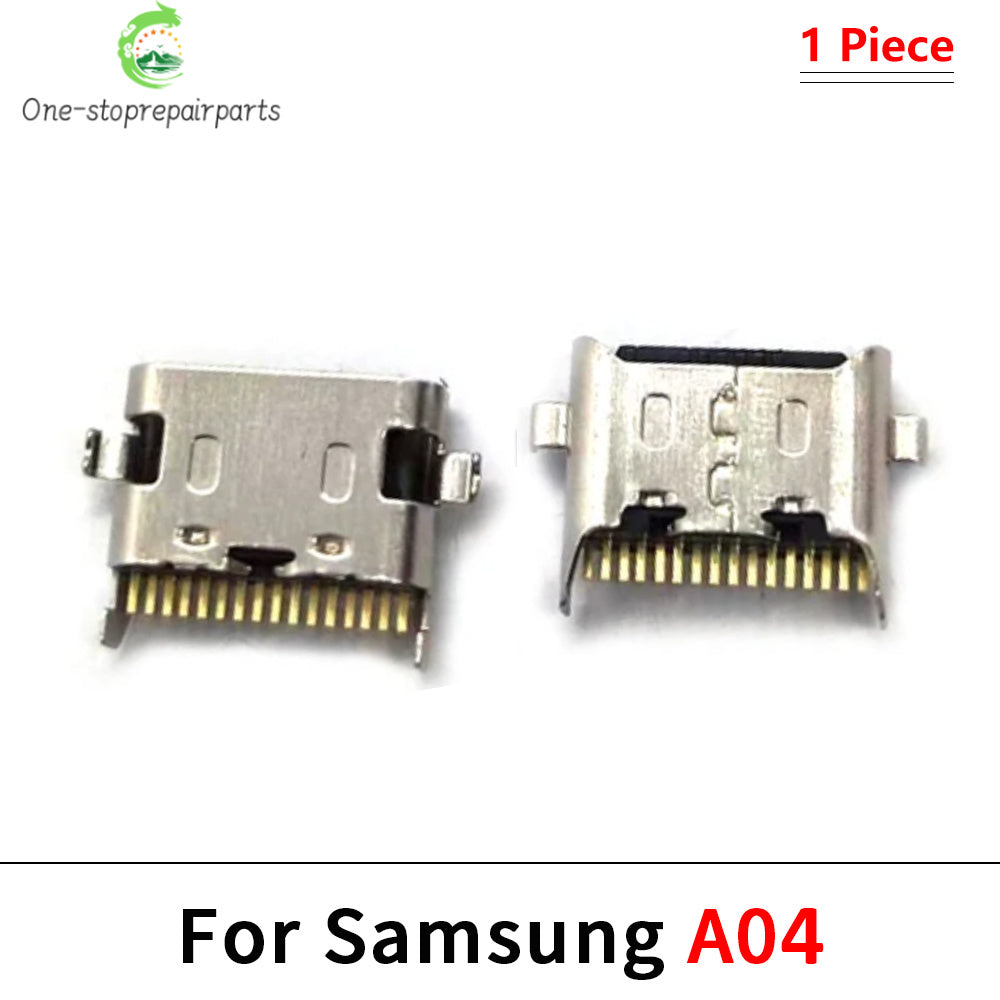 10Pcs, Micro USB socket connector charger Charging Port For Samsung A14 A04 A04s A04E A24 A34 A54 A05 A05s A13 A23 A33 A53 4G 5G Samsung phone repair parts