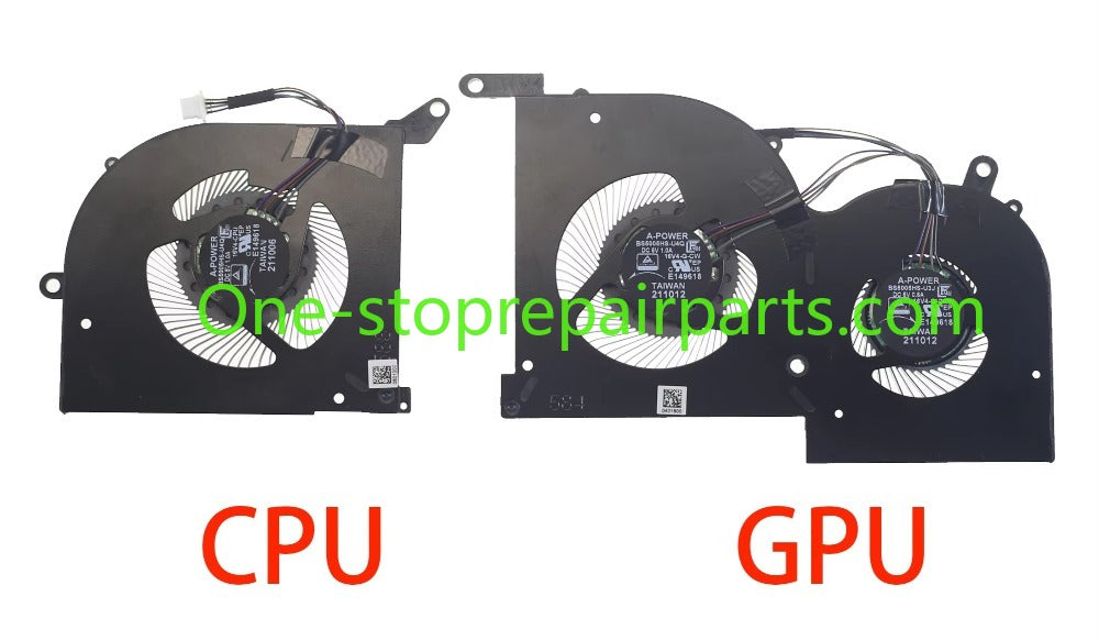 Laptop CPU GPU Cooling Fan BS5005HS-U4Q BS5005HS-U3J DC5V 4Pin for MSI GS66 Stealth MS-16V4 16V4 MSI laptop repair parts