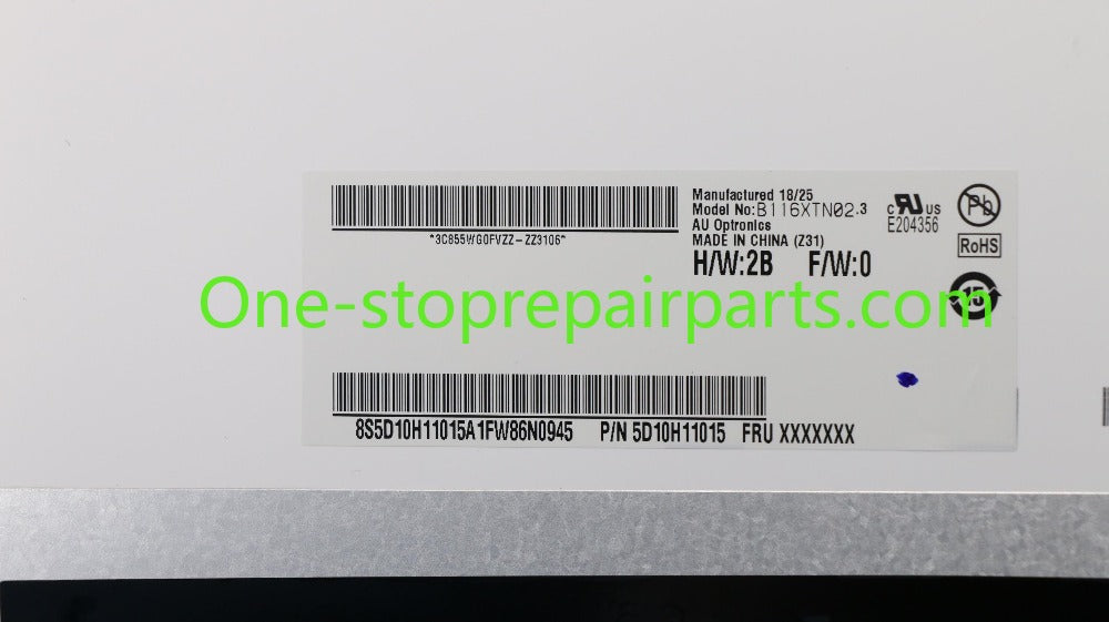 5D10M56008 11.6" HD 30 Pin IPS 1366X768 Non-Touch For Lenovo N22-20 N23 Chromebook Type 80VH 80YS LED LCD Screen B116XTN02.3 LP116WH8-SPA1  LP116WH8-SPC2 5D10K85106 dispaly panel Lenovo laptop repair parts
