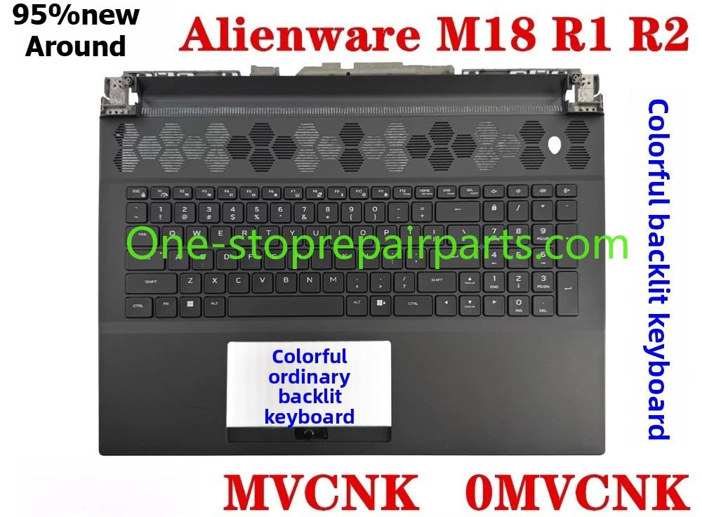 Upper case keyboard for Alienware M18 R1 M16 R1 R2 M15 R5 R6 R7 palm rest keyboard C case kit MVCNK 0MVCNK RGB mechanical keyboard